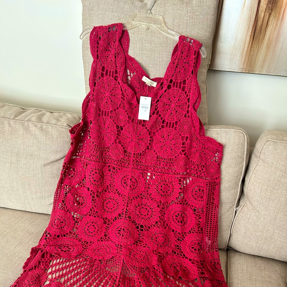 Crochet overlay cardigan